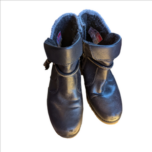 Reiker US 9.5 Black booties Ankle boots grunge core cowgirl felted ankle